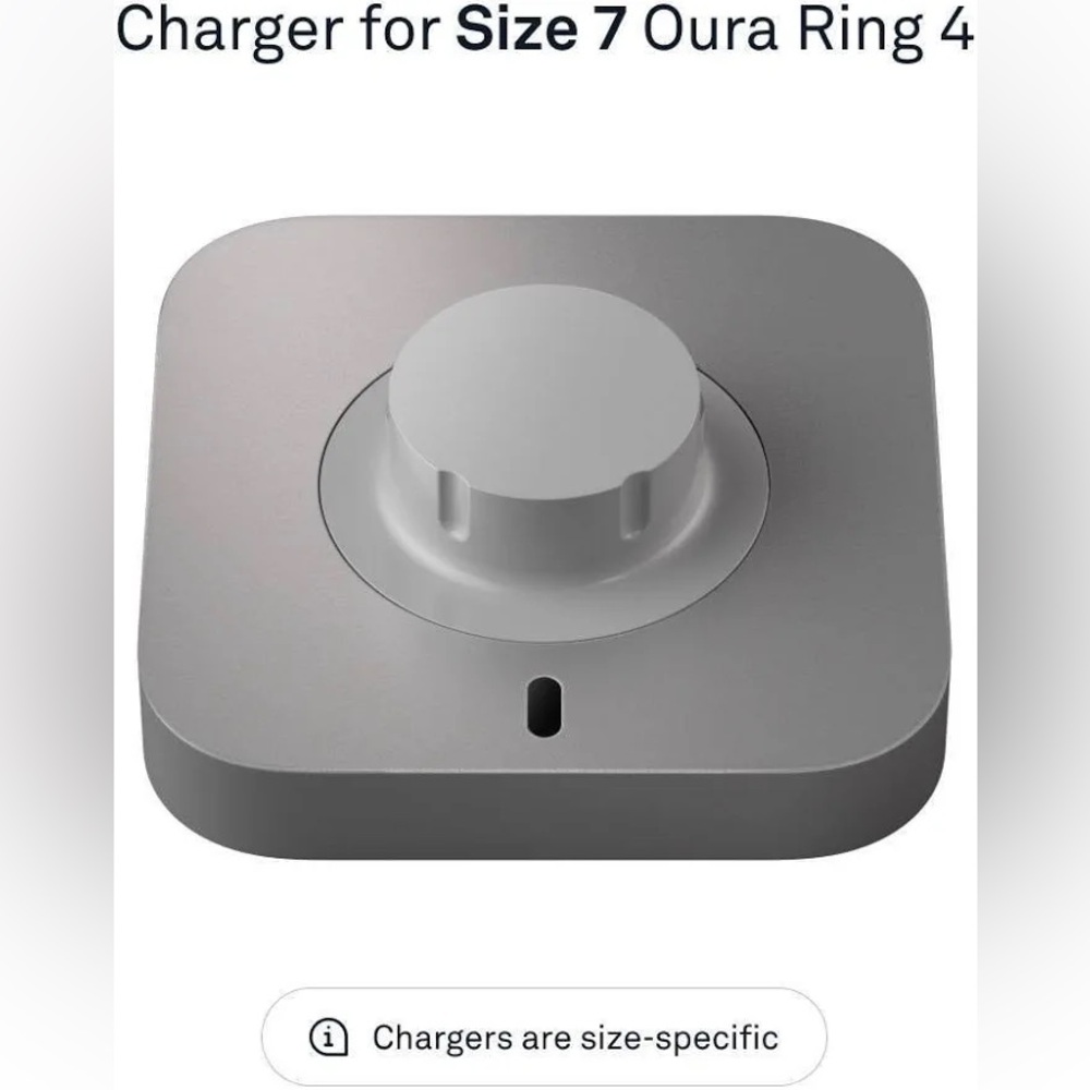 Oura Ring 4 Charger size 7